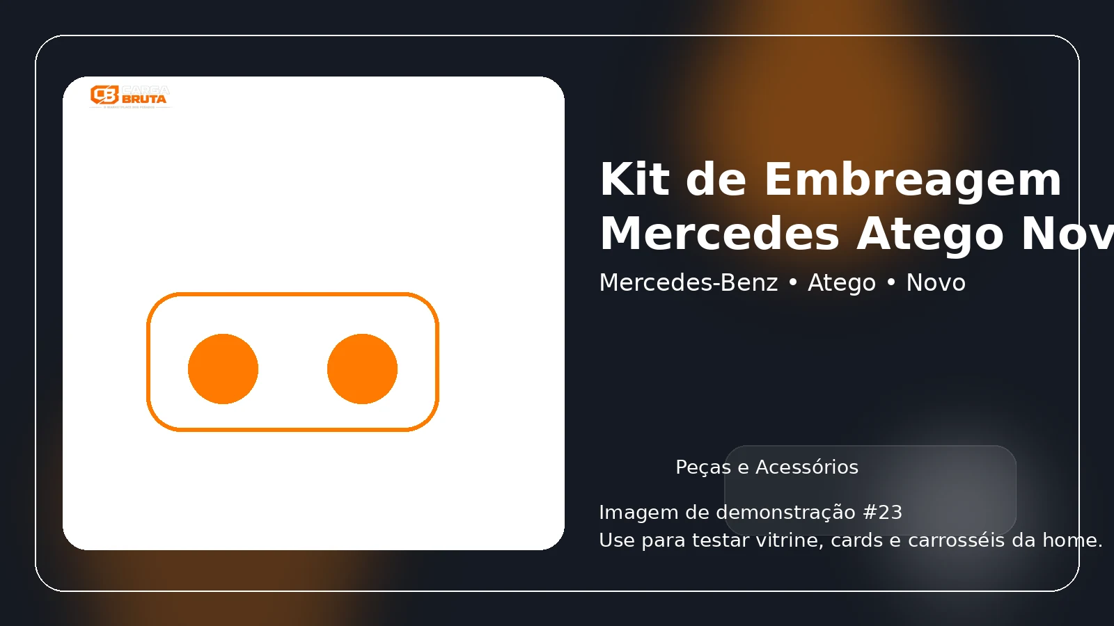 Kit de Embreagem Mercedes Atego Novo