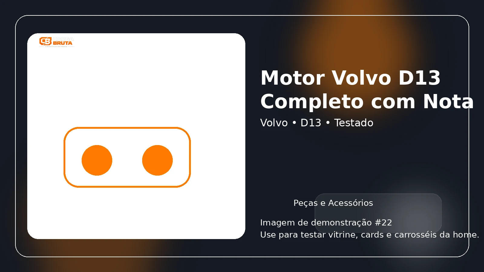 Motor Volvo D13 Completo com Nota