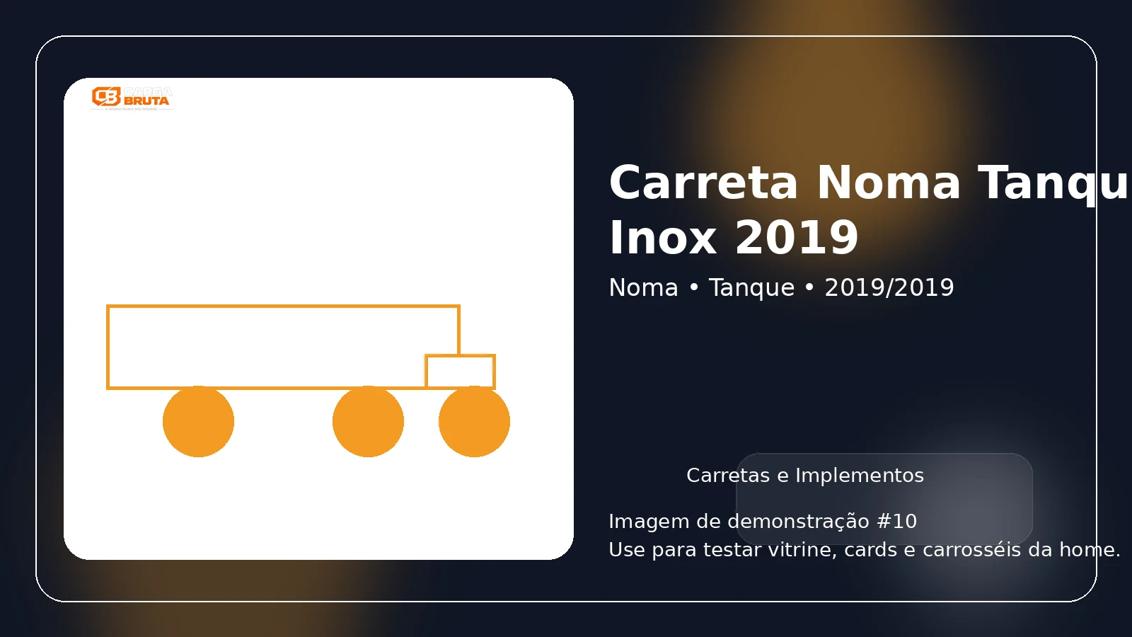 Carreta Noma Tanque Inox 2019