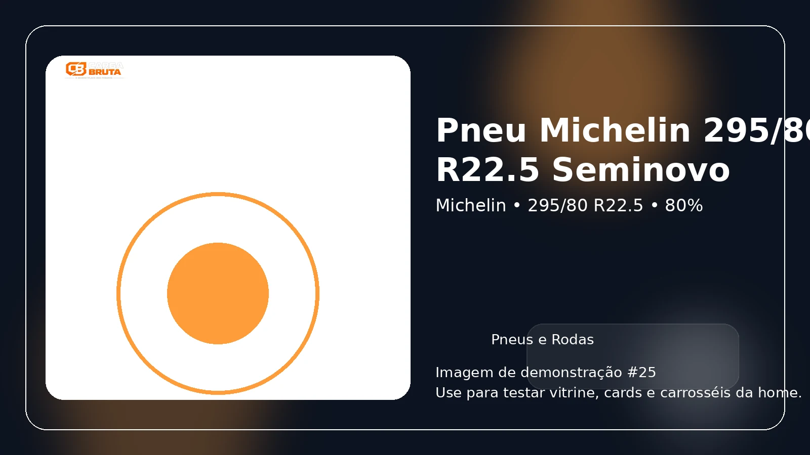 Pneu Michelin 295/80 R22.5 Seminovo